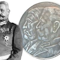 MEDAGLIA TEDESCA HITLER HINDENBURG WW2 1934 3REICH