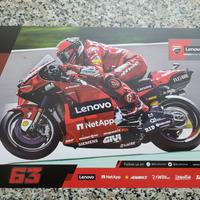 poster Pecco Bagnaia 63 Misano MWC Ducati 