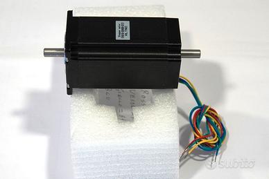* Motore passo-passo doppio albero NEMA23 -2,5 Nm