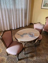 salottino stile barocco 