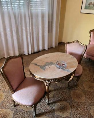 salottino stile barocco 