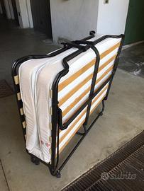 LETTO PIEGHEVOLE con MATERASSO Estate-Inverno