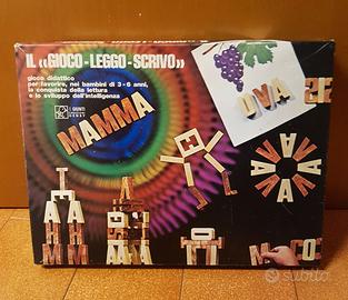 Raro "Gioco Leggo Scrivo" 1973 Giunti Completo