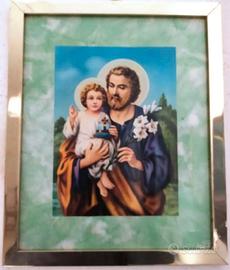 Quadro SAN GIUSEPPE misura cm. 39 x 32 ANNI 70