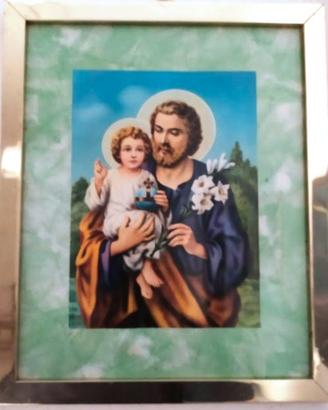 Quadro SAN GIUSEPPE misura cm. 39 x 32 ANNI 70