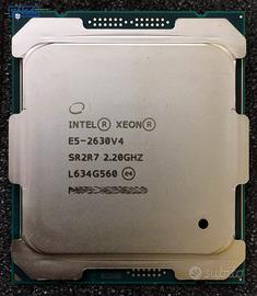 CPU Intel Xeon E5 2630 V4 10 Core (No ES) perfetto