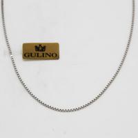 Collana donna in oro bianco 18 kt D.70