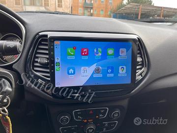 Autoradio 10'' Android 14 4+64GB Per Jeep Compass
