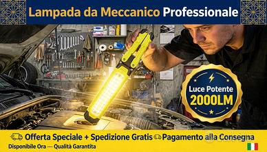 Lampada Meccanico 2000LM Pieghevole Solo 35€