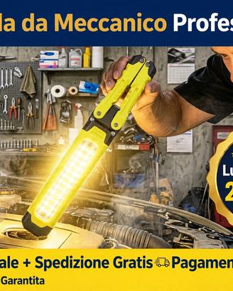 Lampada Meccanico 2000LM Pieghevole Solo 35€