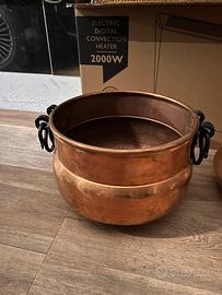 Pentolone rame antico