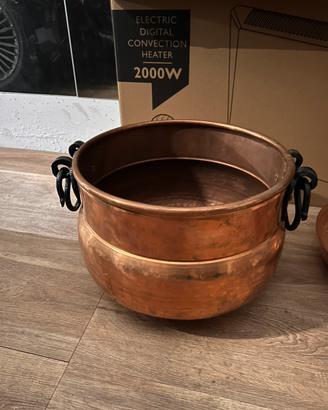 Pentolone rame antico