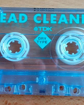 nastro pulitore testine audiocassette