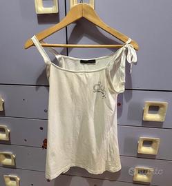 Canottiera Calvin Klein Jeans bianca