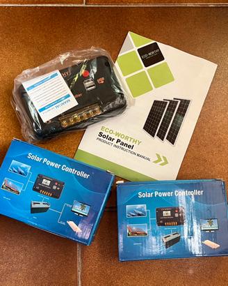 Pannelli solari fotovoltaici 150watt x2 controller
