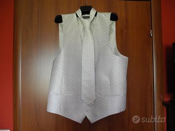 Gilet e cravatta taglia 48/50 “Giorgio Redaelli”