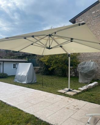 Ombrellone da esterno 4 X 4 m