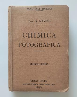 Chimica Fotografica Rodolfo Namias 1918