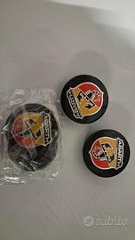 Set 4 coprimozzi ABARTH / Diametro 48 mm-TARGHETTE
