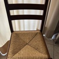 Sedie in legno impagliate da taverna