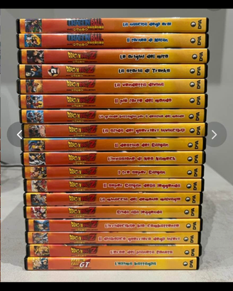 Set di 18 dvd sulla saga di Dragon Ball