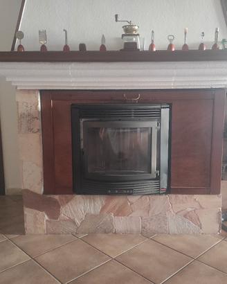 inserto camino ventilato extraflame 10 kw