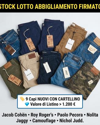 Stock Pantaloni e Jeans Uomo e Donna vari brand

