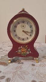 Orologio da tavolo con sveglia, marca VEGLIA