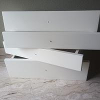Cassetti in legno bianco