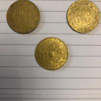 Nr 3 monete da 200 lire