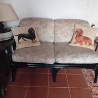 Divano midollino 2 posti 