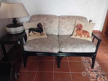 Divano midollino 2 posti 