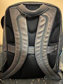 Piquadro zaino in pelle Blu Square