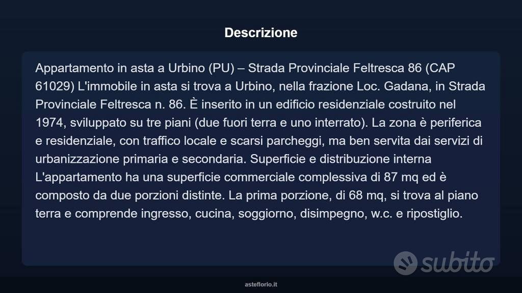 Appartamento – Urbino, Gadana - Vista 3