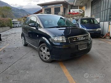 Ricambi Audi A2 2003 nera e grigio chiaro