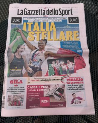 Giornale Gazzetta Dello SportCalcio Lazio Mantova