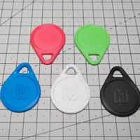 Tag NFC Programmabili NTag215 Portachiavi