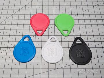 Tag NFC Programmabili NTag215 Portachiavi