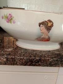 zuppiera ceramica Florio Palermo con decoro 