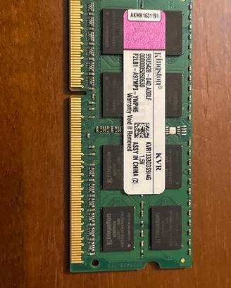 Ram 4gb ddr3 1333mhz sodimm (notebook)