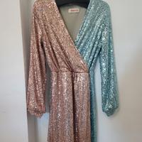 Vestito corto Kontatto paillettes