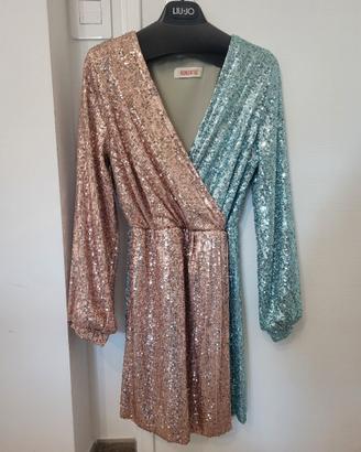 Vestito corto Kontatto paillettes