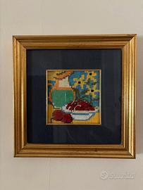 Stupendo quadretto con cornice dorata