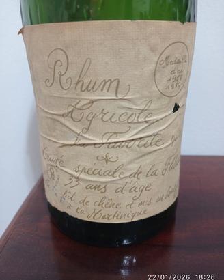 bottiglia vuota Rhum embouteillag speciale