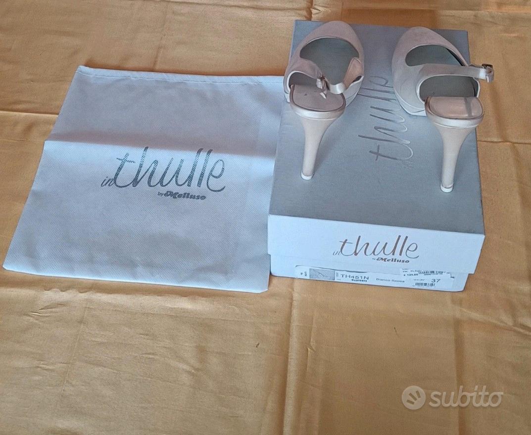 scarpe donna sposa raso MIS 37 con scatola melluso Abbigliamento e Accessori In vendita a Roma