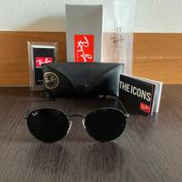 Ray-Ban Round Metal / Nero + Lente Nera