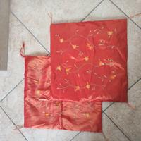 2 fodere cuscino arancione