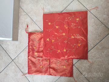 2 fodere cuscino arancione