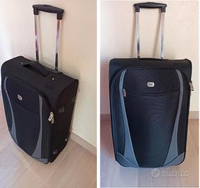 Trolley Valigia Jaguar nero semirigido  60x40x20