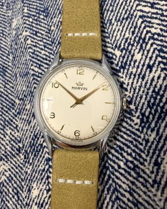 Marvin Jumbo Vintage cassa acciaio 36 mm
